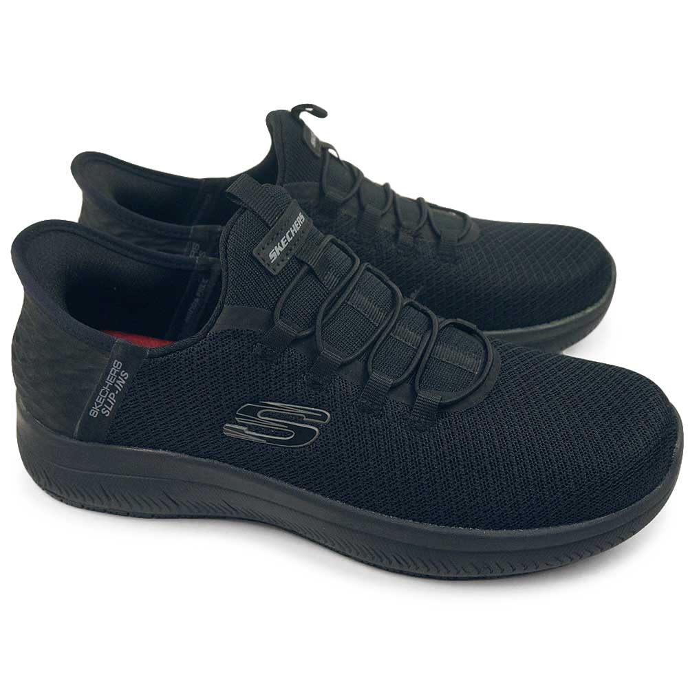 スケッチャーズ スリップインズ レディース ワーク 108144 ブラック 楽天市場】スケッチャーズ skechers スリッポン レディース