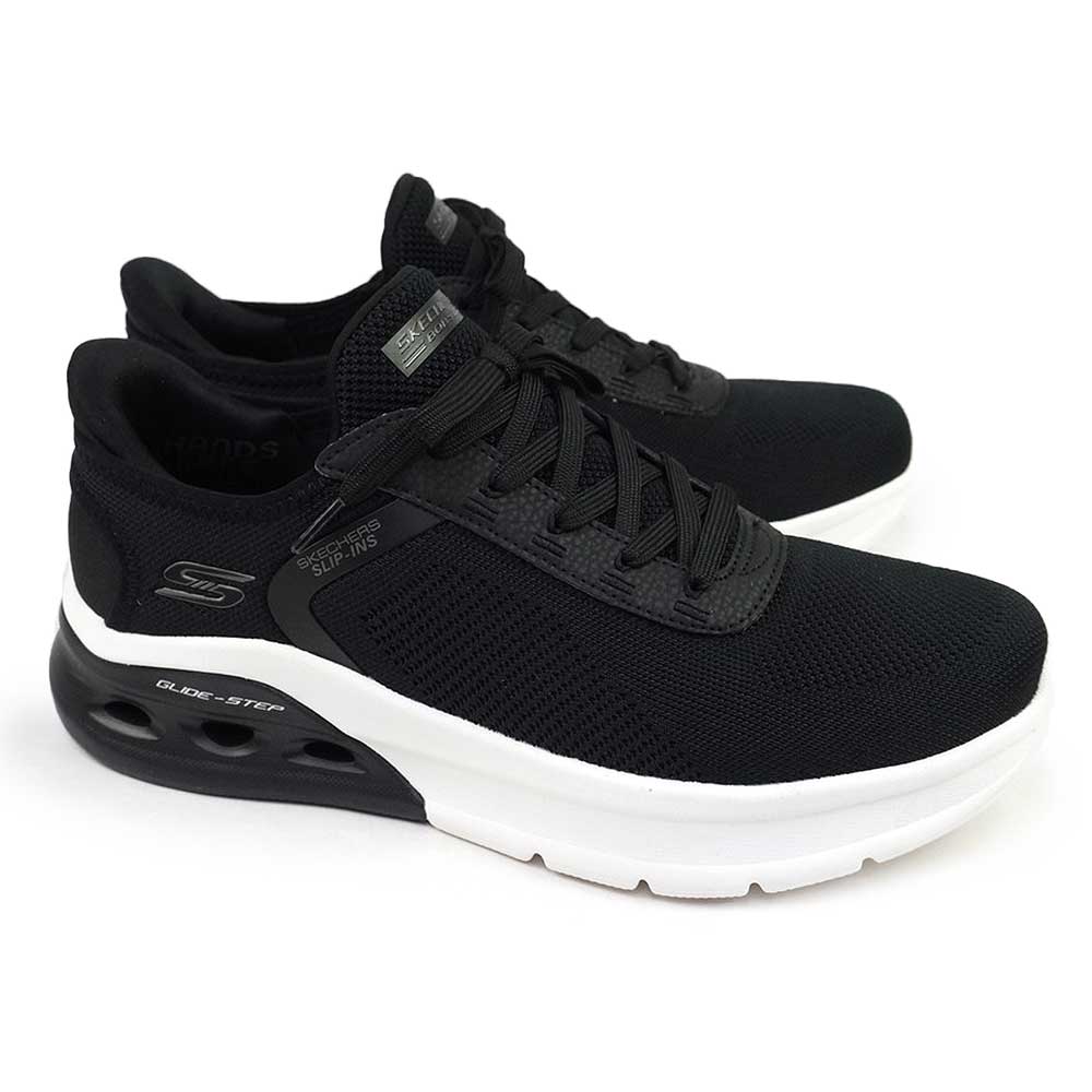 SKECHERS（スケッチャーズ） メンズ スニーカー スリップインズ 118317 ボブス アーク ウェーブス2.0 ウォーキング 軽量 ...