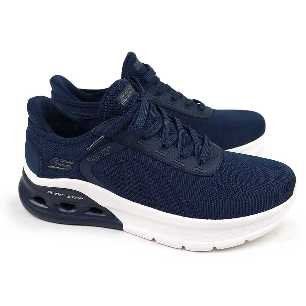 SKECHERS（スケッチャーズ） メンズ スニーカー スリップインズ 118317 ボブス アーク ウェーブス2.0 ウォーキング 軽量 ...