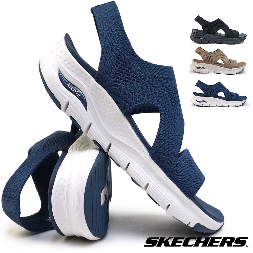 あ出品 SKECHERS スケッチャーズ サンダル レディース アーチフィット