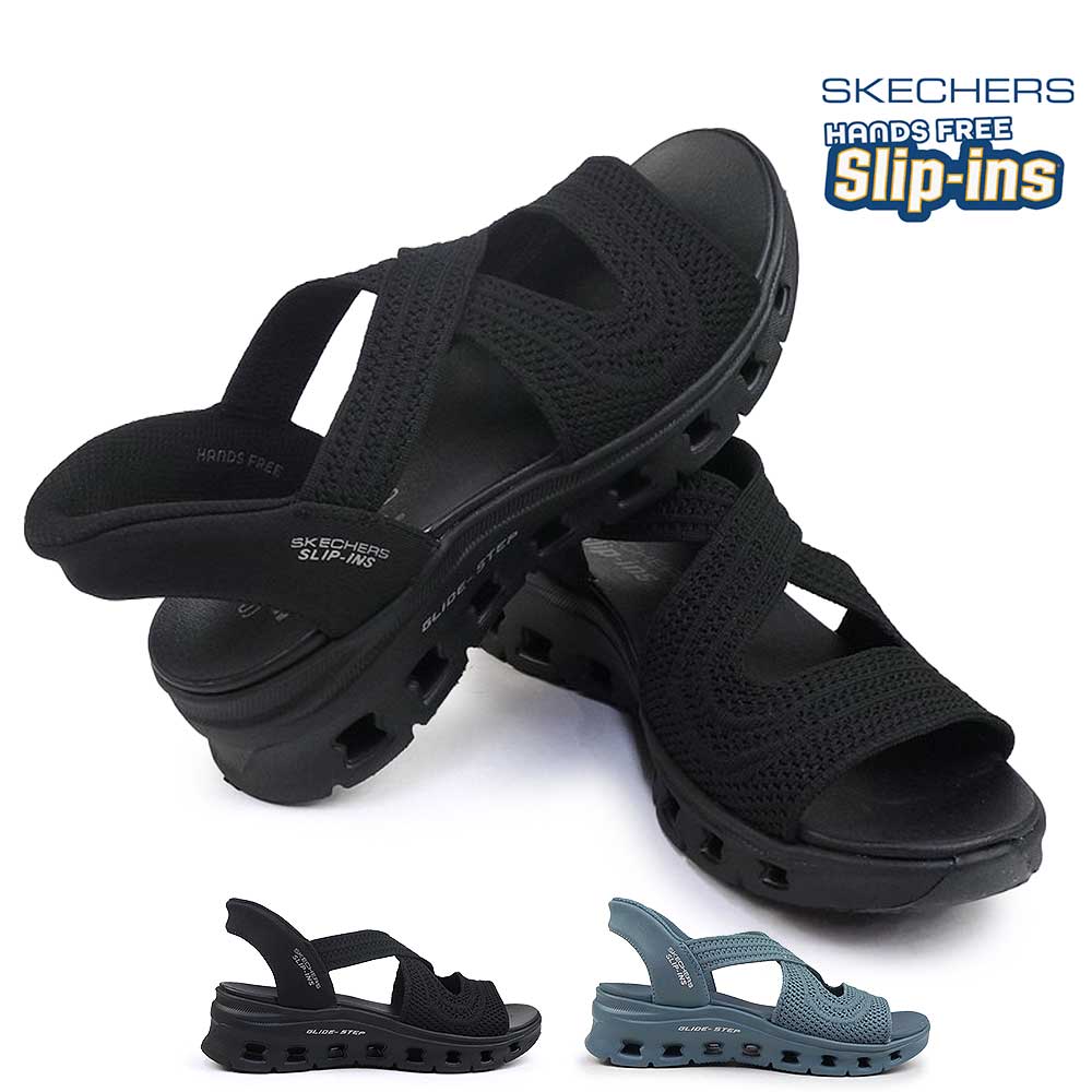 スケッチャーズ　スリップインズ　ベルトサンダル SKECHERS スケッチャーズ スリップインズ メンズ サンダル 手を