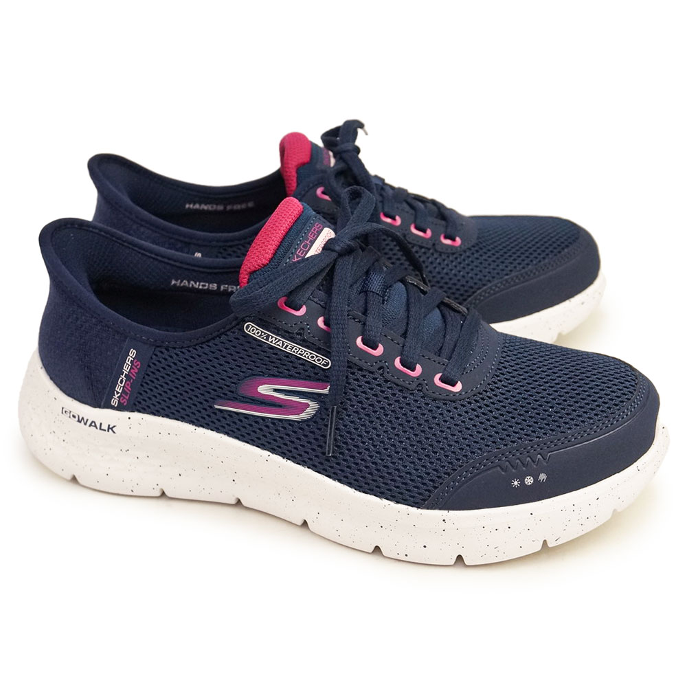 SKECHERSスリップインズ ゴーウォーク フレックス クリア124846W Skechers Slip-ins: GO WALK Flex - Clear Creek