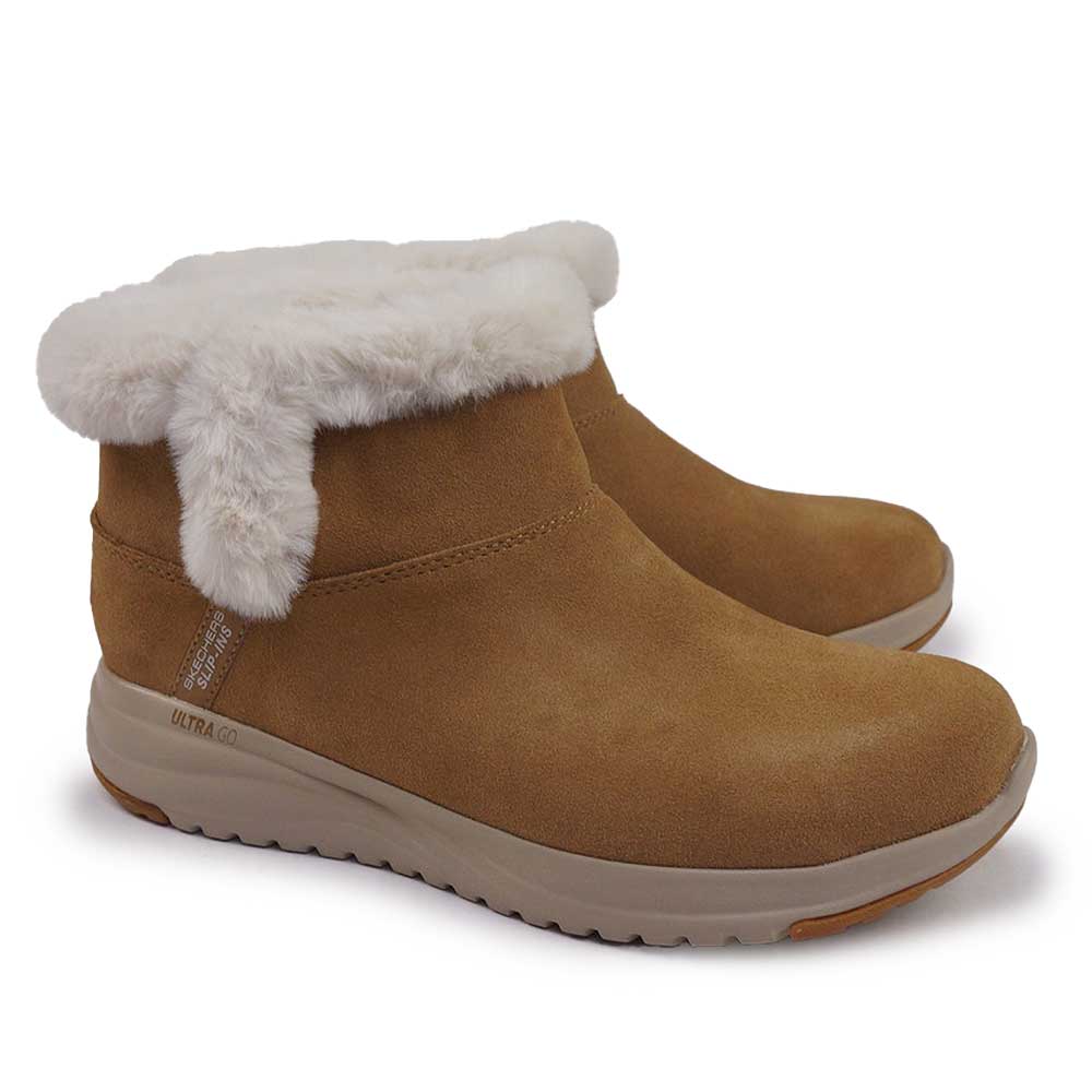 SKECHERS（スケッチャーズ） レディース スリップインズ ブーツ 防水