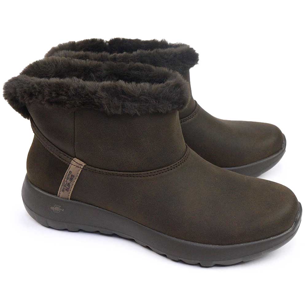 SKECHERS（スケッチャーズ） レディース スリップインズ ブーツ 防寒