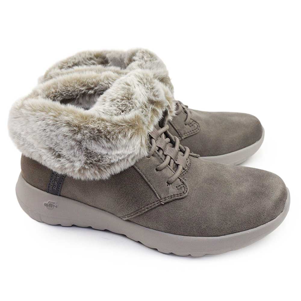 SKECHERS（スケッチャーズ） レディース スリップインズ ブーツ 防寒