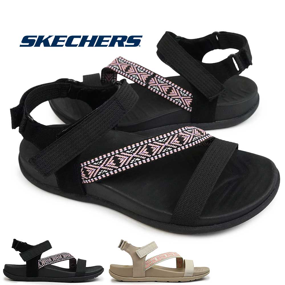 SKECHERS スポーツサンダル ライトブルー SKECHERS スケッチャーズ サンダル レディース スリップインズ