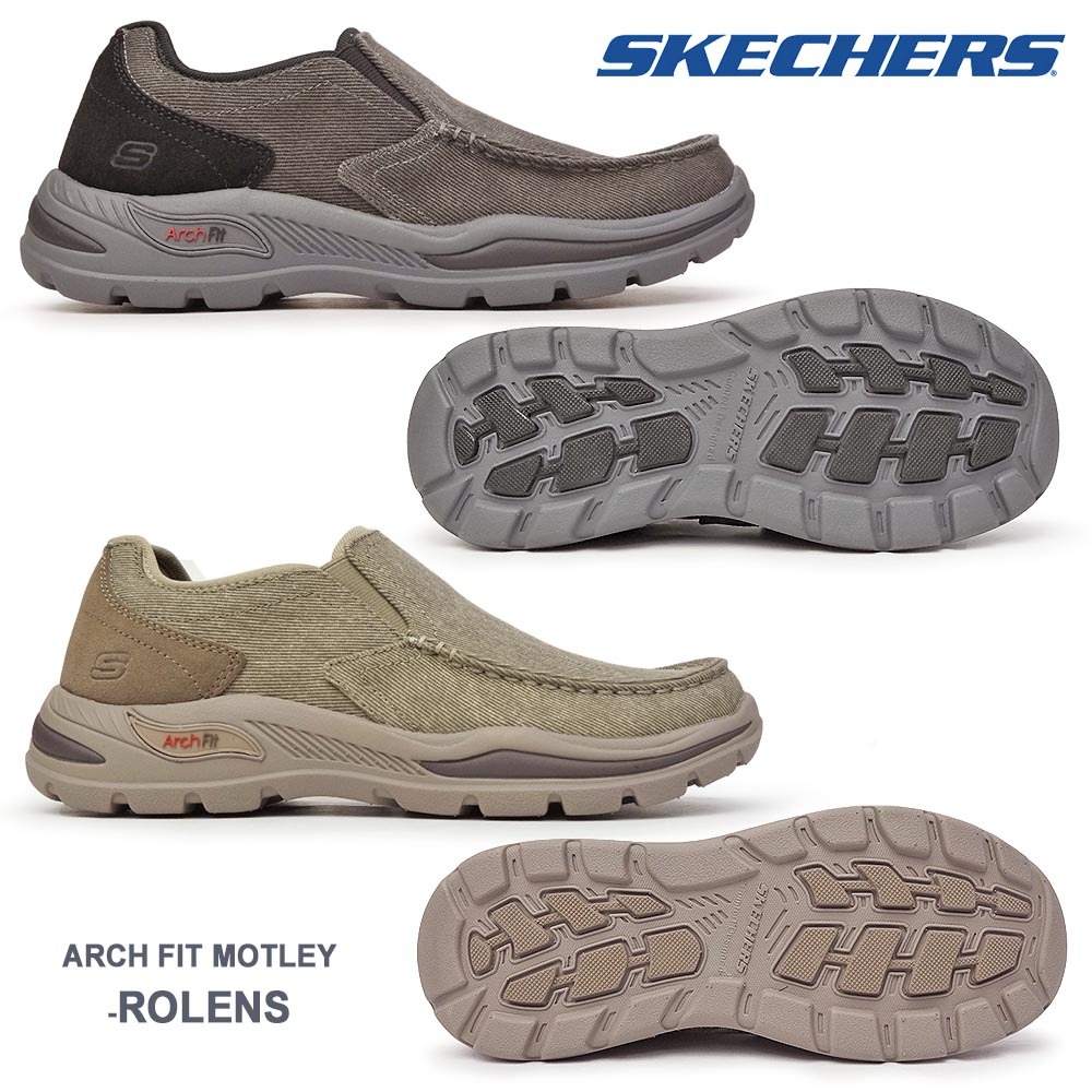 スケッチャーズ スニーカー メンズ 204178 スリッポン モカシンシューズ Arch Fit Motley - Rolens  :skc-204178:マイスキップ - 通販 - Yahoo!ショッピング