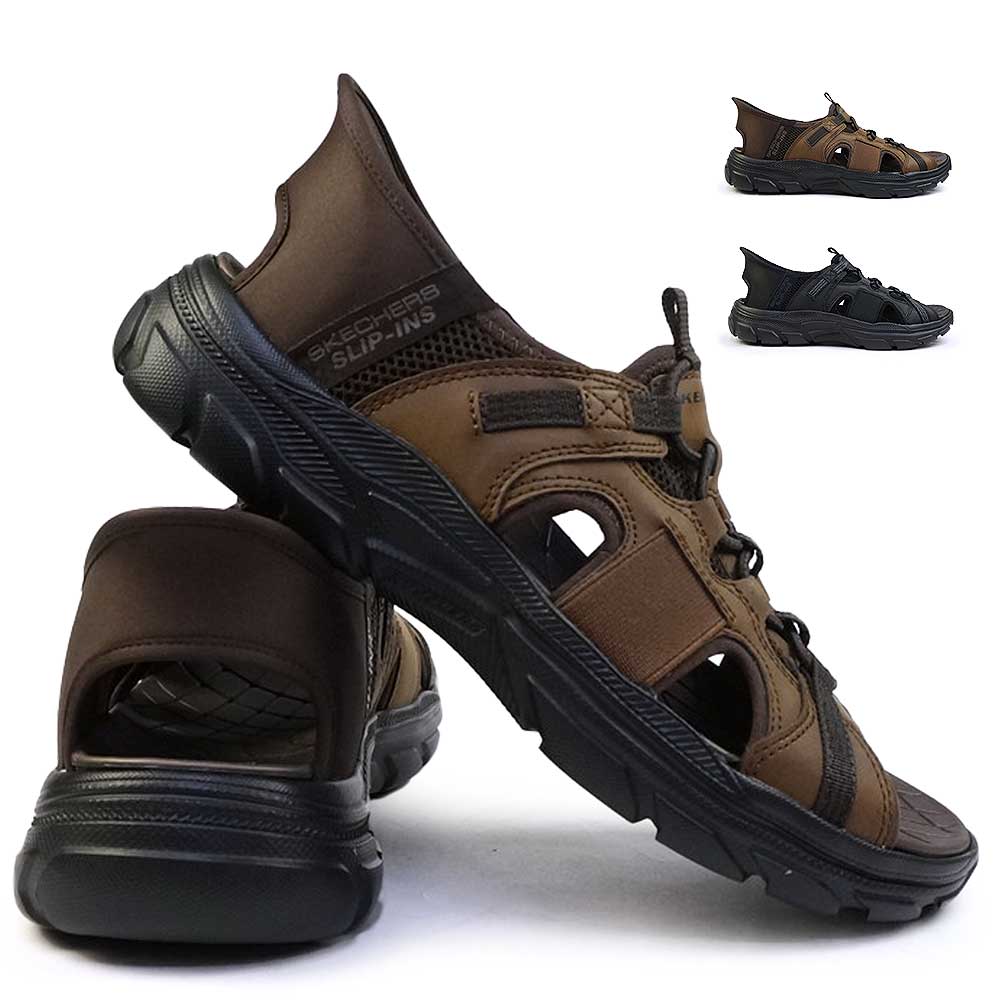 新品スケッチャーズ スリップインズ リボルテッドSS スポーツサンダル スケッチャーズ SKECHERS スリップインズ リボルテッド SS