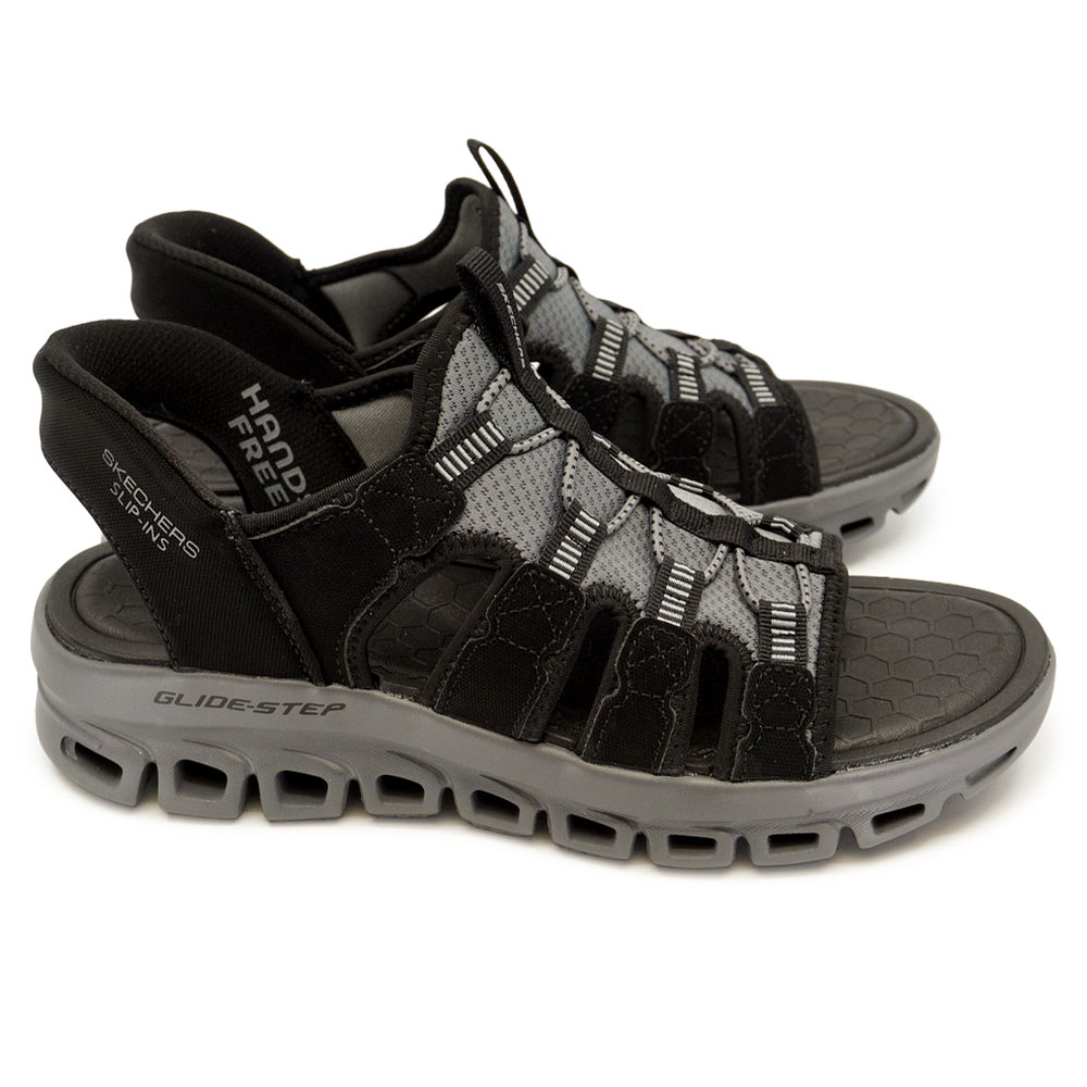 SKECHERS（スケッチャーズ） メンズ 厚底 サンダル スリップインズ