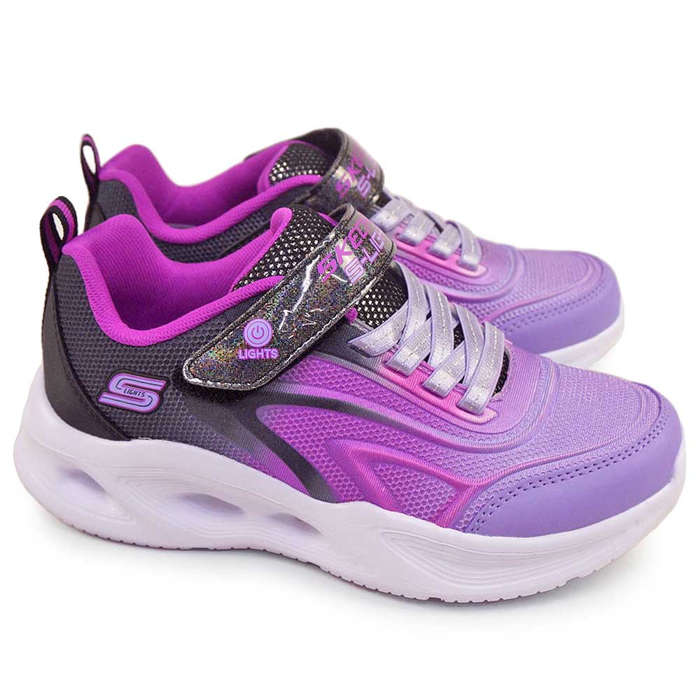 SKECHERS（スケッチャーズ） 光る靴 キッズ スニーカー 303713L S