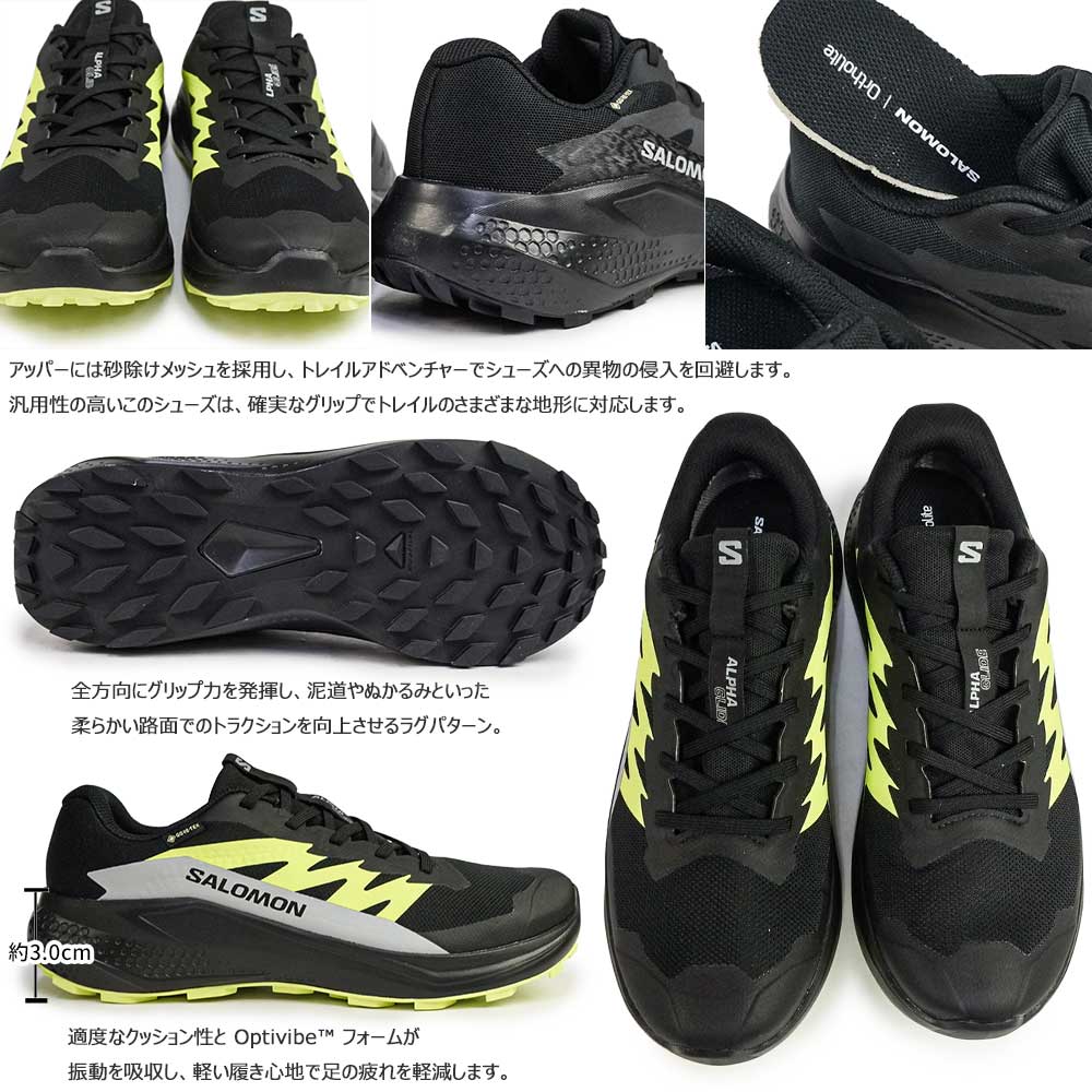 SALOMON サロモン メンズ 防水 軽量 スニーカー アルファ グライド GTX