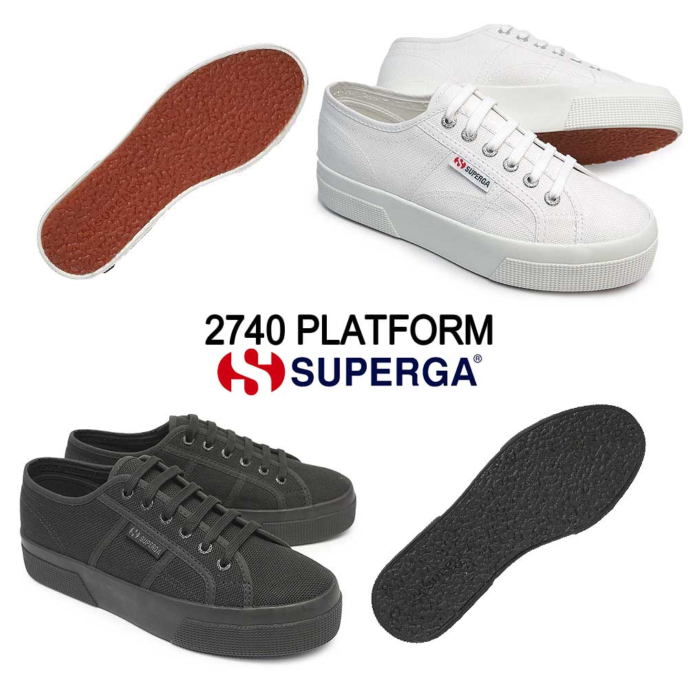 SUPERGA★2740 PLATFORM★プラットフォーム★厚底★2色 SUPERGA☆2740 PLATFORM☆プラットフォーム☆厚底☆2色