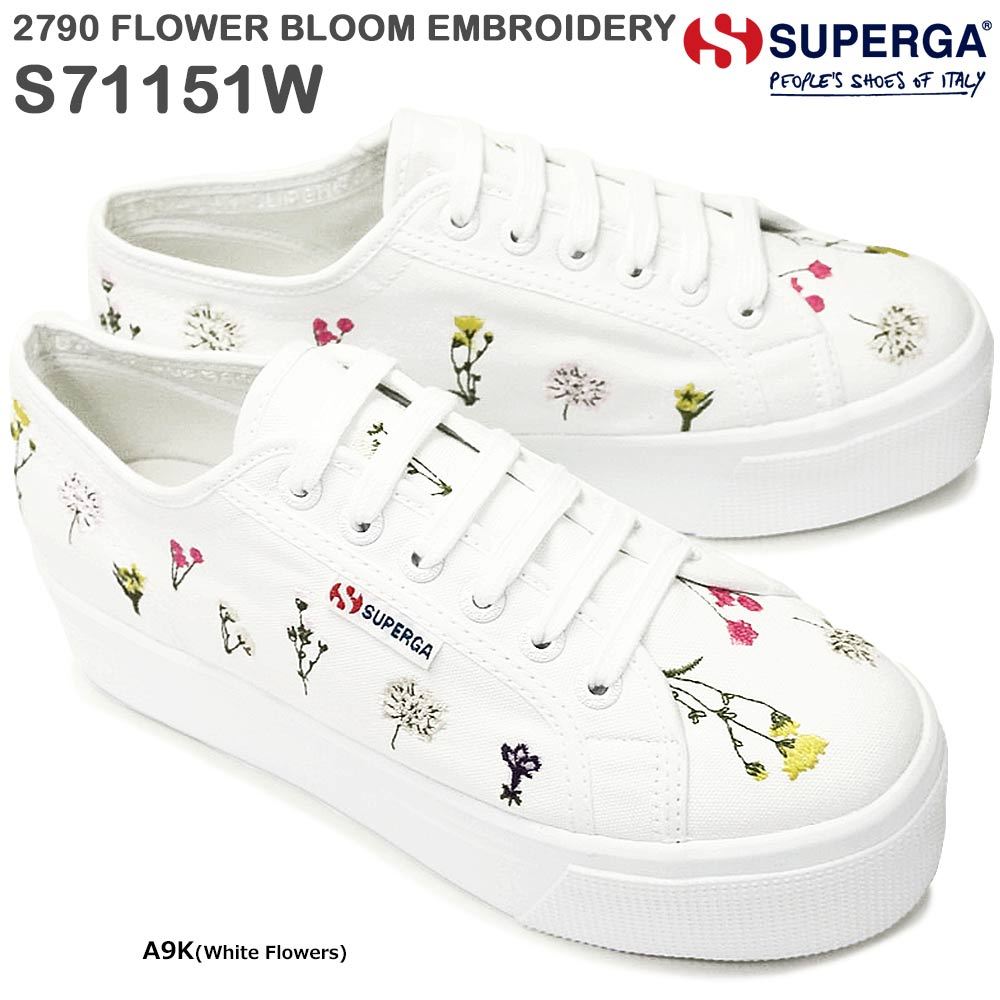 完成品 ボタニカル柄 花 花柄 刺繍 レディース スニーカー 新品 スペルガ スニーカー