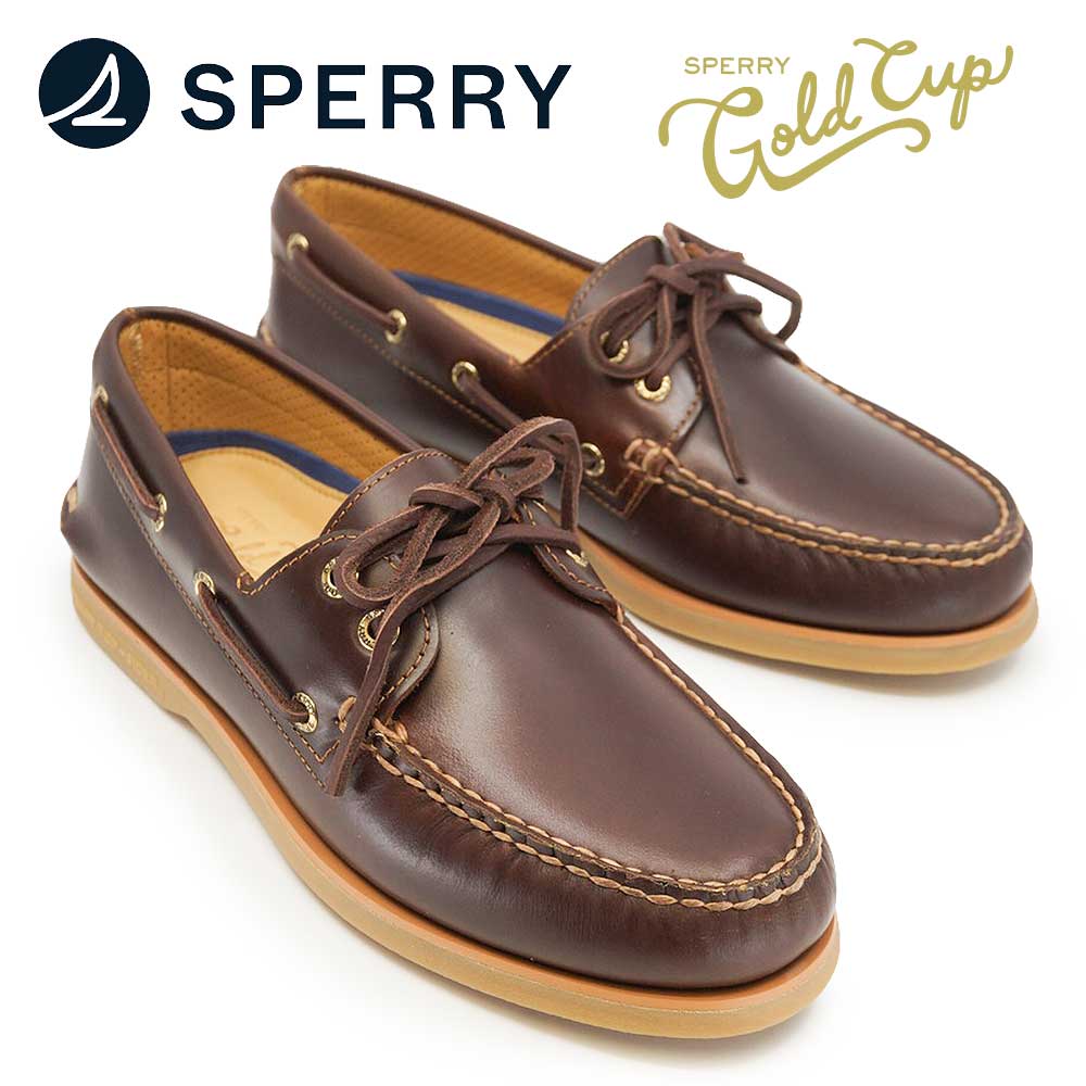 Sperry スペリー トップサイダー メンズ デッキシューズ ゴールド