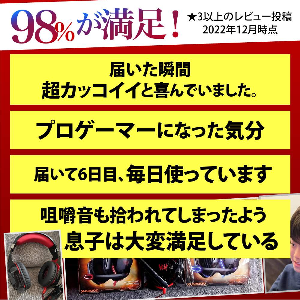 プロゲーマー監修 ゲーミングヘッドセット ヘッドホン マイク フォート