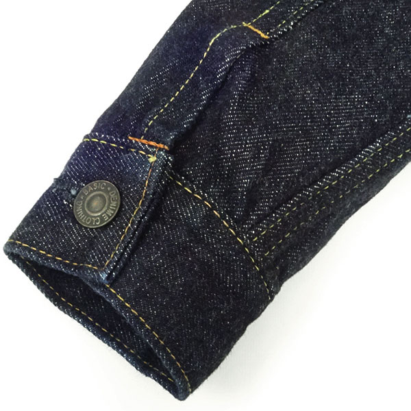 DENIME ダークブルー デニムジャケット　DP10-003 サイズ40 Denime（ドゥニーム） 3rdモデル タイトシルエット デニムジャケット