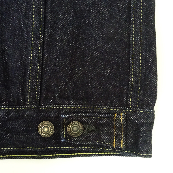 DENIME ダークブルー デニムジャケット　DP10-003 サイズ40 Denime（ドゥニーム） デニムジャケット 3rd サードタイプ ジャケット