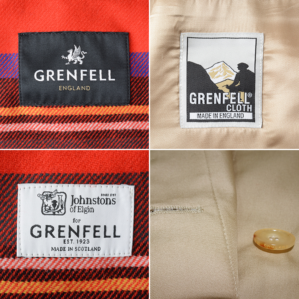 美品80〜90's グレンフィルGRENFELLバルカラーコート GRENFELL（グレンフェル） 【40%OFF/定価195,800円】グレンフェル 新品
