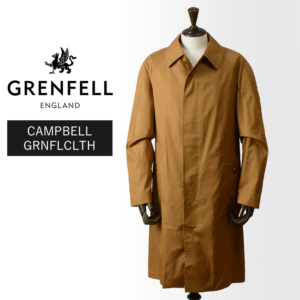 【期間限定割引】グレンフェル CAMPBELL バルカラーコート サイズ38 GRENFELL（グレンフェル） 【40%OFF/定価140,800円】グレンフェル 新品