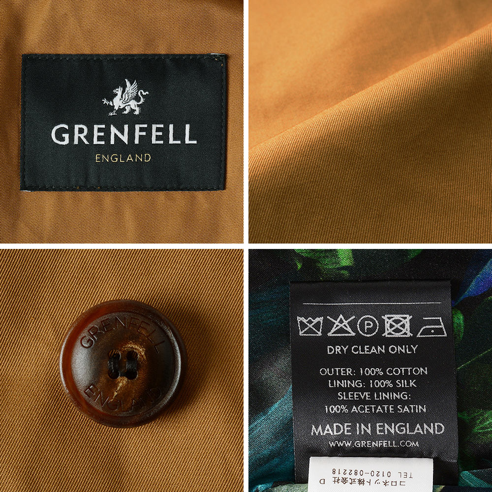 GRENFELL グレンフェル スイングトップ 38 山タグ 英国製 ビンテージ 英国製 GOLFER グレンフェルクロス スイングトップ ブルゾン タータン