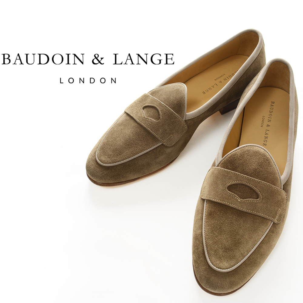 BAUDOIN&LANGE スウェードローファー　ロンドン　41 Baudoin&Lange（ボードインアンドランジ） 【50%OFF/定価102,300円