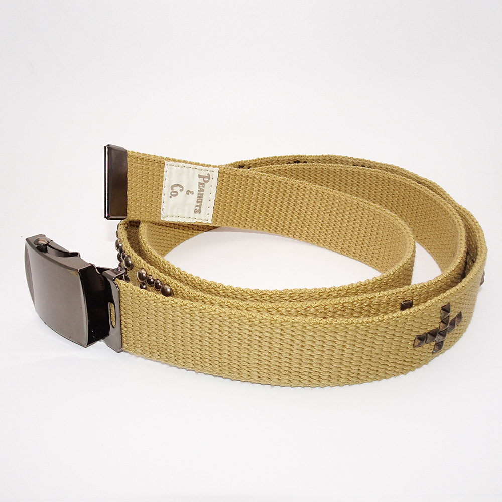 PEANUTS＆CO ピーナッツカンパニー 新品 スタッズ ガチャ ベルト STUDS