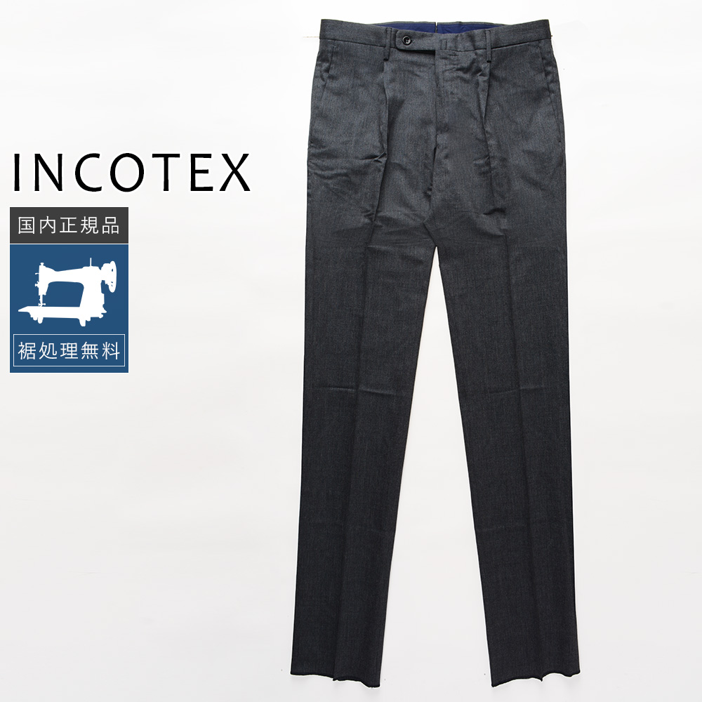 美品 着用2回 ￼INCOTEXインコテックス スラックス 50 INCOTEX（インコテックス） 【50%OFF】インコテックス スリムフィット