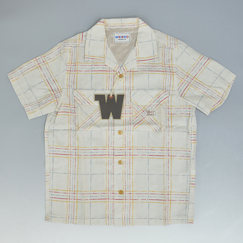 グラッドハンド ウィアード 【定価】18,480円 SILLY BEACH シャツ WRD