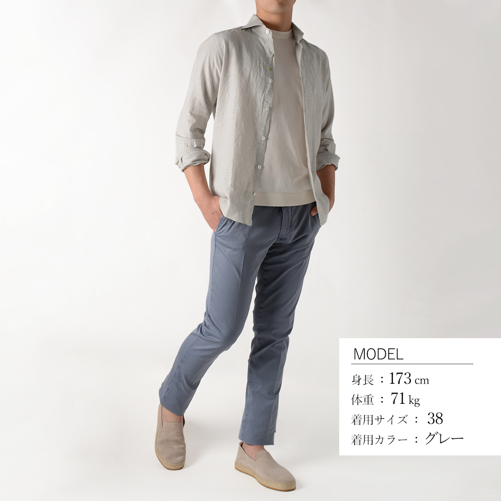 GIANNETTO（ジャンネット） 春夏秋 リネンコットン ヴィンチフィット