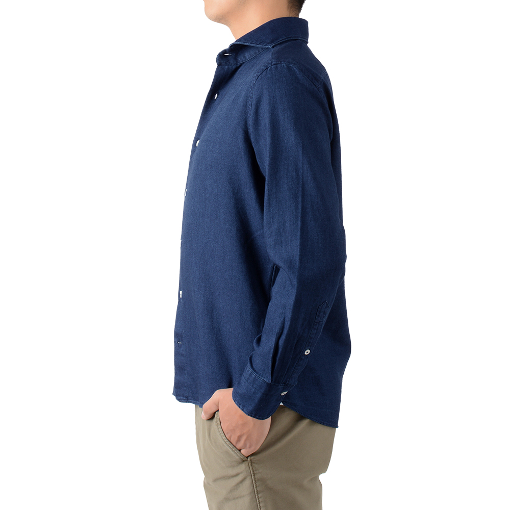 GIANNETTO（ジャンネット） 通年 デニムシャツ ヴィンチフィット