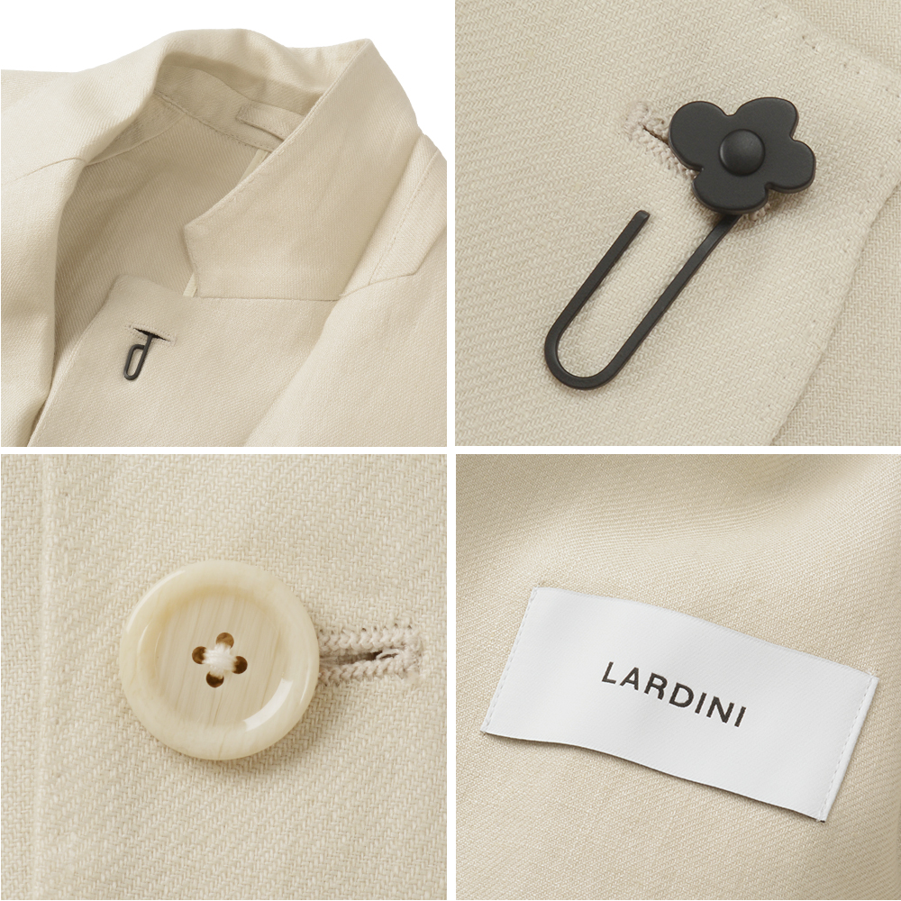 LARDINI（ラルディーニ） 春夏秋 ROMA （ローマ）2ボタン リネン