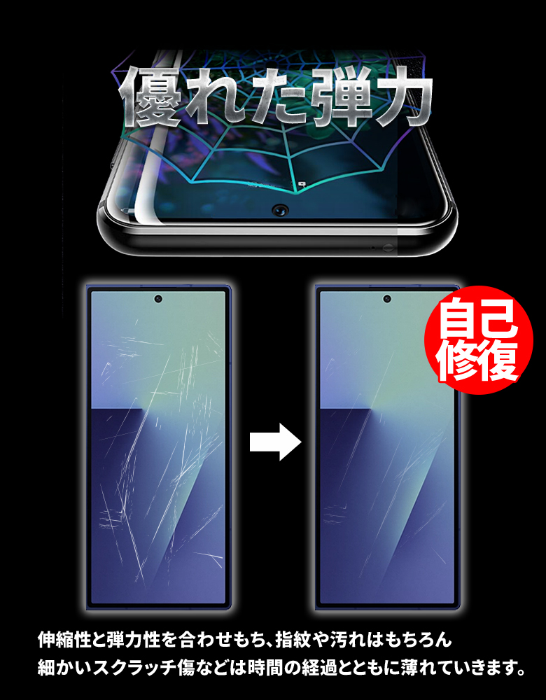 Samsung Galaxy S10 本体 保護フィルム付き Galaxy S10 Plus S10用 ガラスフィルムフィルム 3D曲面 液晶保護