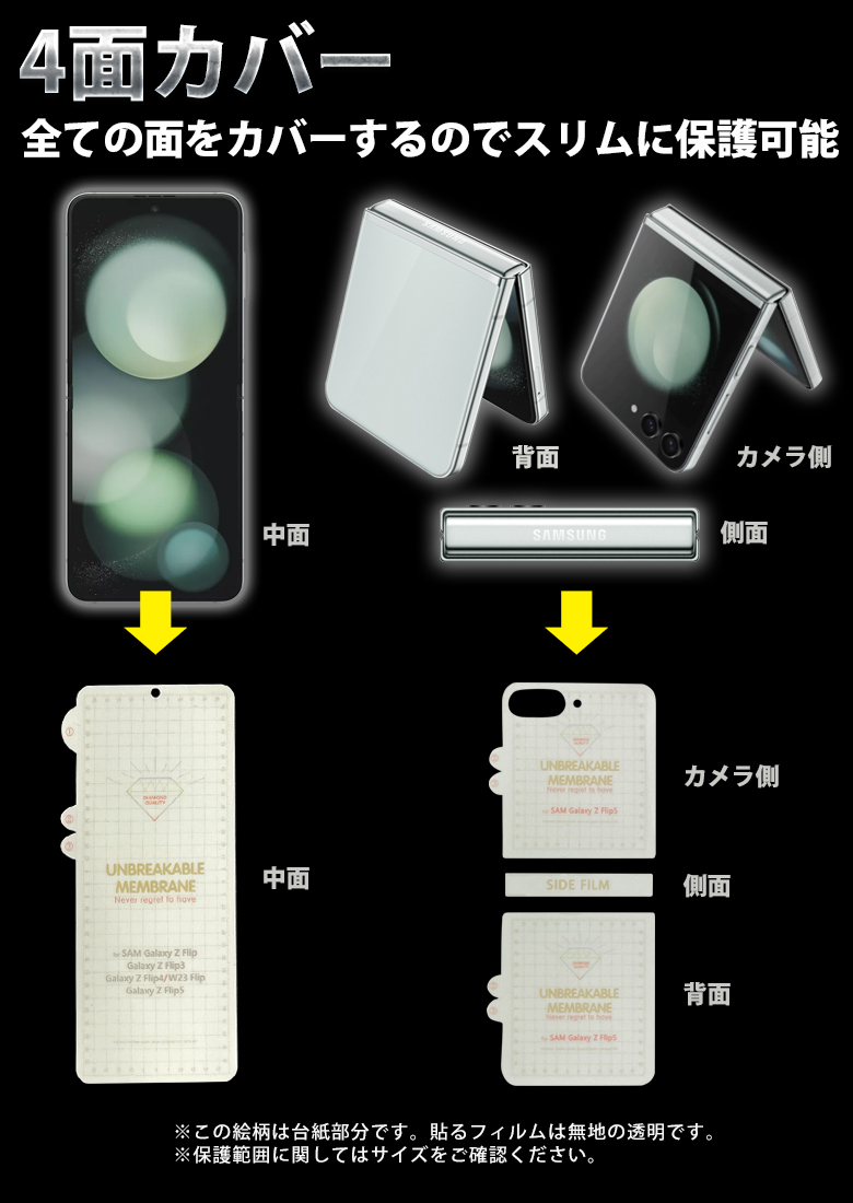 Galaxy Z Flip5 フィルム 指紋認証 docomo sc-54d au scg23 simフリー ギャラクシー ゼット フリップ5 スマホ  ケース 干渉しない 割れない TPU ウレタンフィルム : ga-fiur-zfi5-cl : MY WAY SMART Yahoo!店 - 通販 -  Yahoo!ショッピング