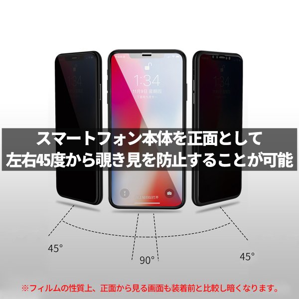 iPhone 13 Pro Max mini ガラス フィルム 覗き見 防止 アイフォン 12 Pro Max mini SE3 SE2 11 XR  XS 防犯 保護 シート 目隠し スマホ セキュリティ 画面