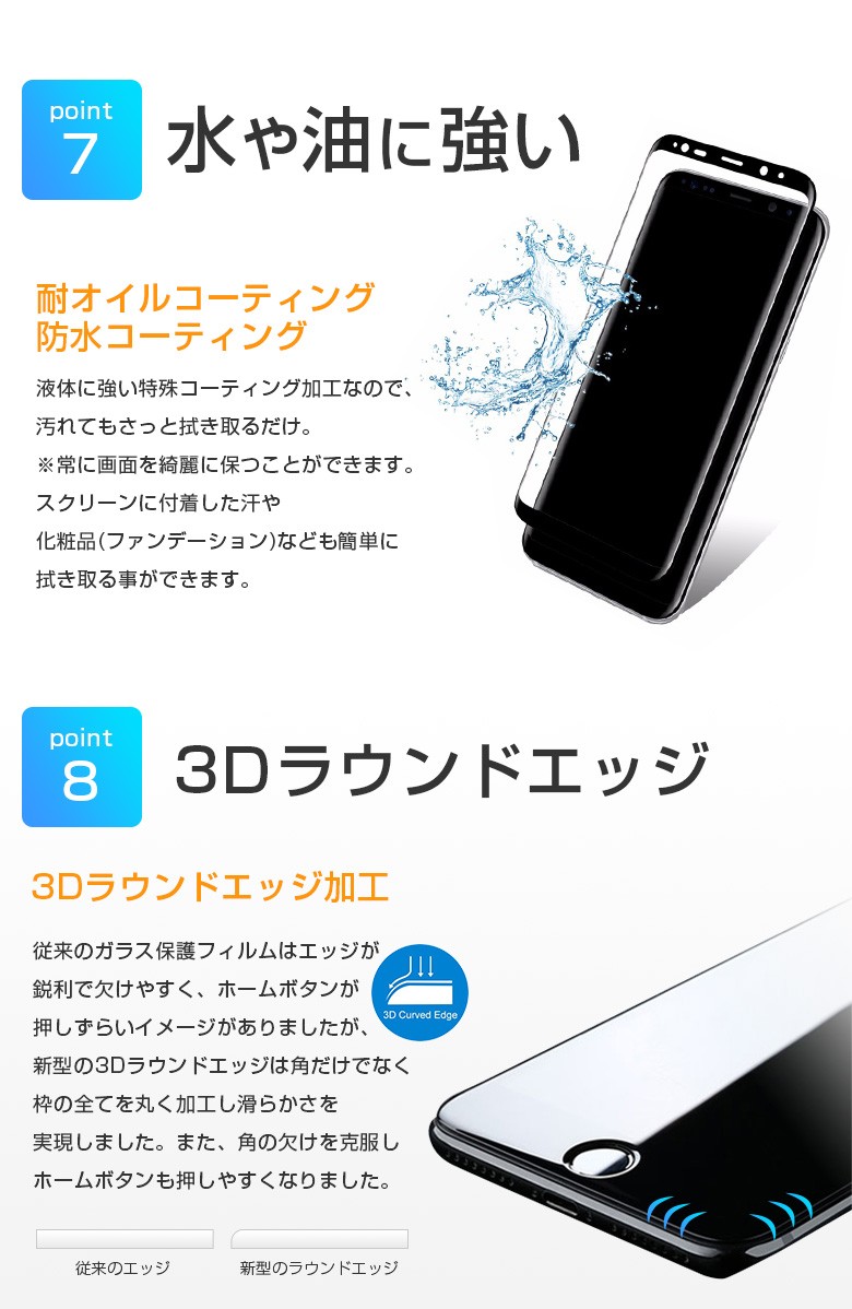 FIRME（フィルミ） Galaxy S9 ガラス フィルム 全面 ギャラクシー