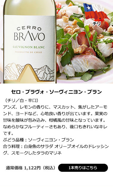 セロ・ブラヴォ・ソーヴィニヨン・ブラン