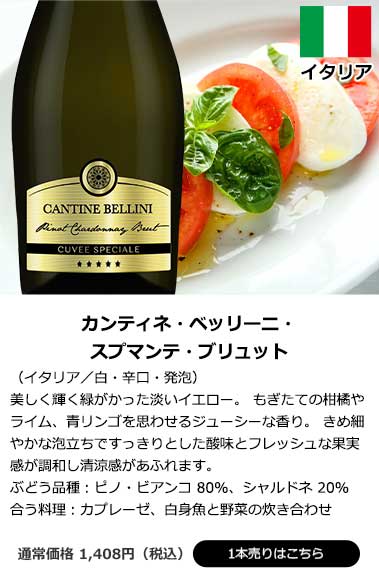 カンティネ・ベッリーニ・スプマンテ・ブリュット