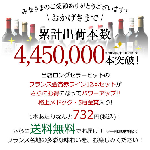 ワイン 赤ワインセット 格上メドック&5冠金賞...の詳細画像2