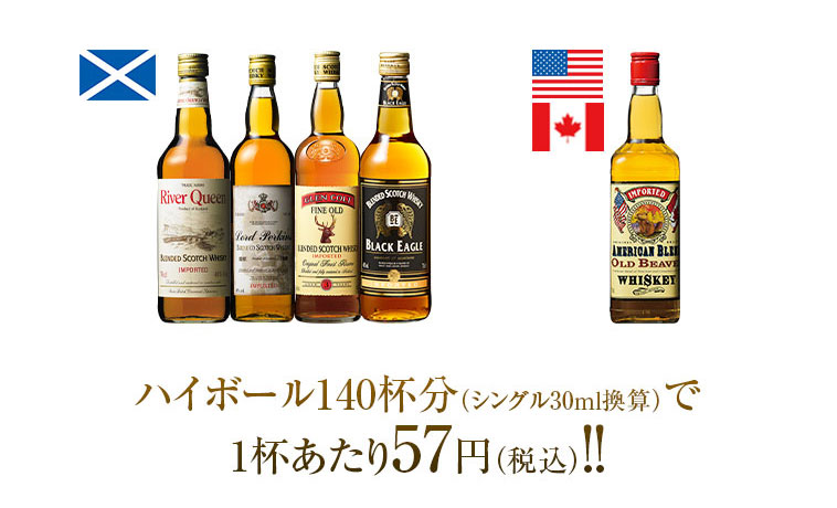 ウイスキーセット スコッチウイスキー6本セット 第19弾