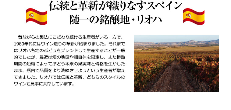 伝統と革新が織りなすスペイン随一の銘醸地・リオハ