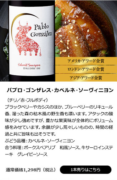パブロ・ゴンザレス・カベルネ・ソーヴィニヨン
