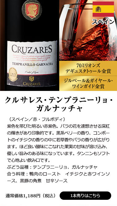 クルサレス・テンプラニーリョ・ガルナッチャ