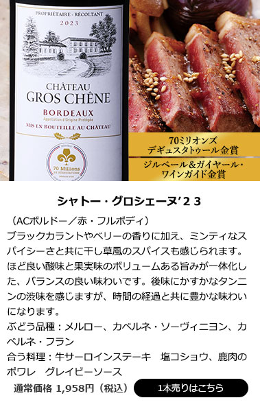 シャトー・グロシェーヌ’23
