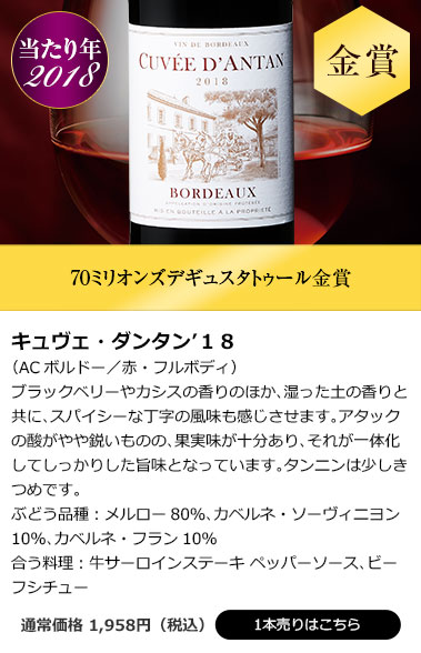 キュヴェ・ダンタン’１８