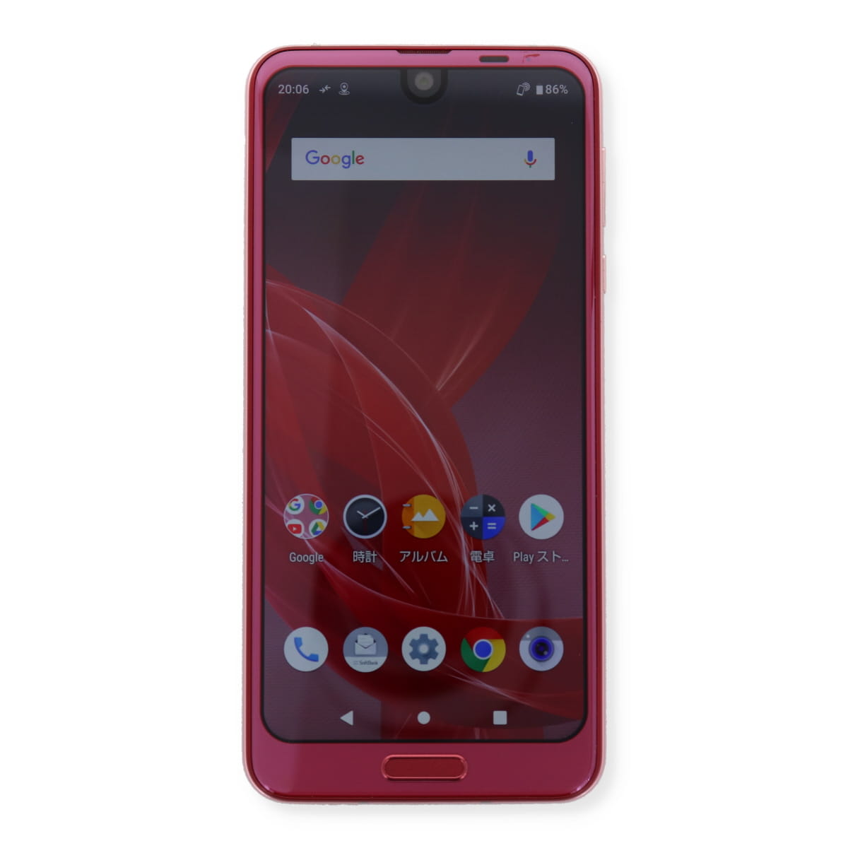 AQUOS - AQUOS R2 706SH SIMロック解除済み 中古】SIMロック解除 SoftBank AQUOS R2 706SH ローズレッド 赤