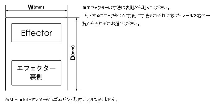 MzBracket：エフェクター便利グッズ