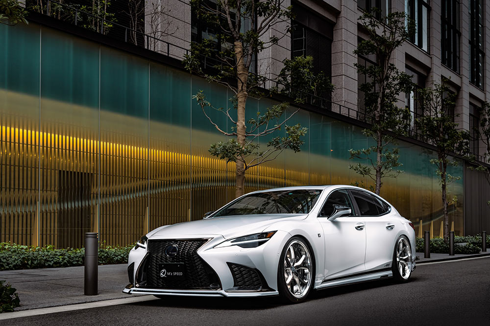 M'z SPEED 【マフラー】[レクサス LS500h F SPORT]プルシアンブルー