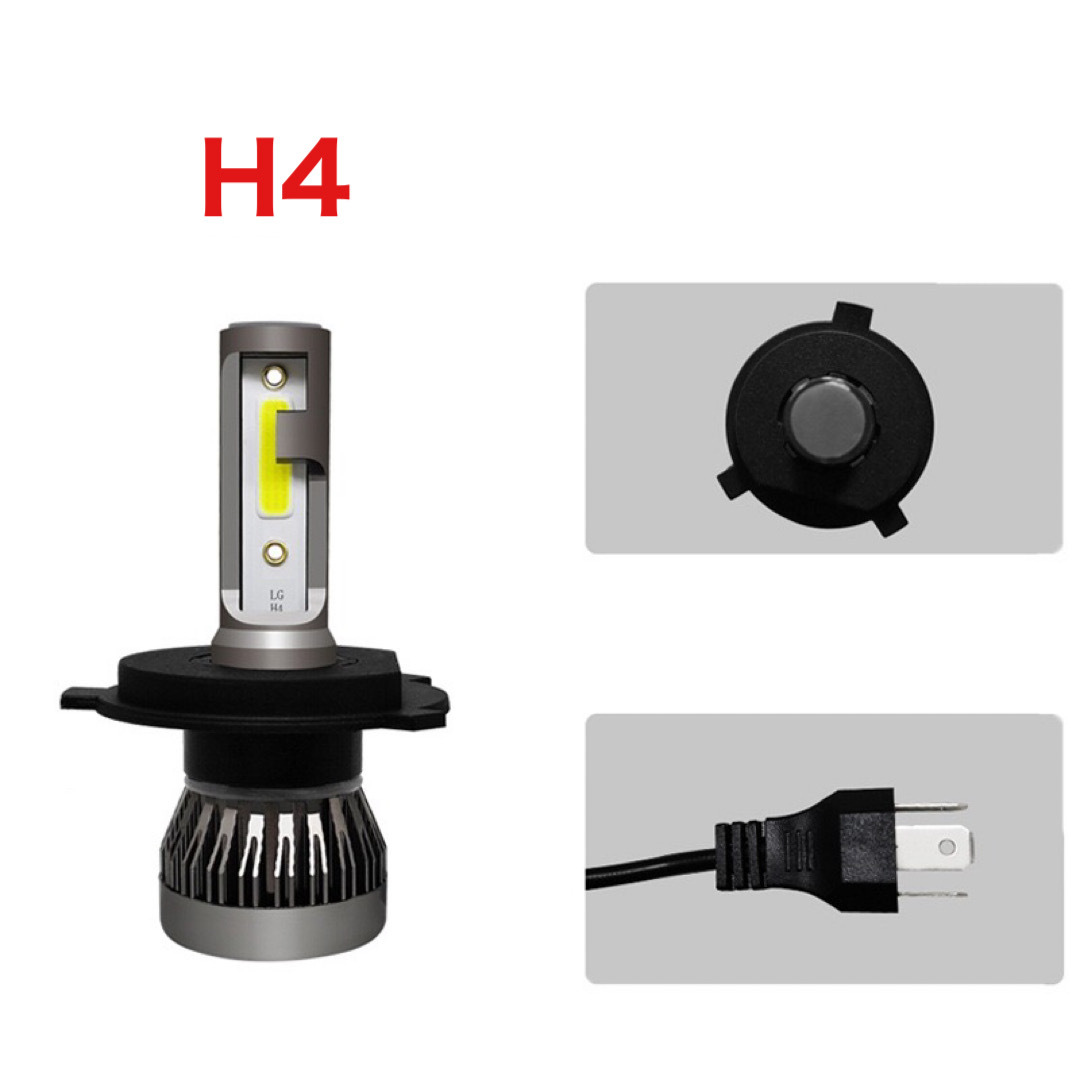 LED ヘッドライト h4 hi/lo バイク 車検対応 ファンレス 爆光