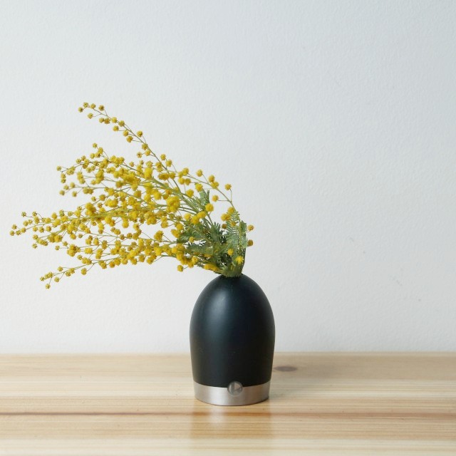 一輪刺し　花入れ　箱付き 一輪挿し 花瓶 フラワーベース アルミ 小さい おしゃれ Alx Vase