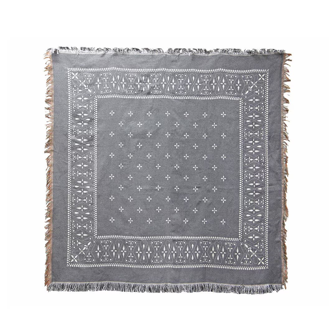 バンダナ スローケット クロス Bandana Throwket Cross Gray グレー